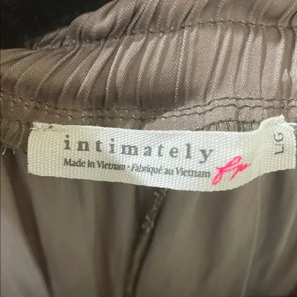 Free People Billowy Bohemian Silky Sleepover Crush Balloon Pants L NWT - Picture 7 of 8